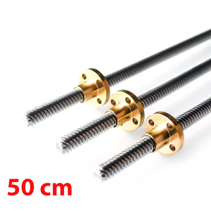 HUSILLO T8 50cm con TUERCA TRAPEZOIDAL P2 8MM Impresora 3D CNC ref2009