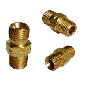 CONECTOR SALIDA MANOMETRO ACETILENO NO.33 1/4 M/NPT