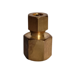 CONECTOR BRONCE 3/8 HEMBRA NPT X 5/16 COMPRESION
