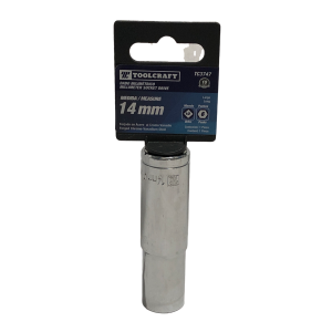 CUBO CROMADO 1/2 X 14 MM LARGO HEXAGONAL