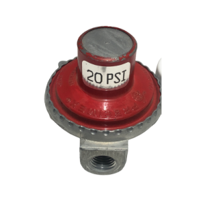 REGULADOR INDUSTRIAL PRECIMEX 454,000 BTU 20 PSI ROJO PEQUEÑO