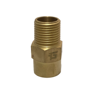 CONECTOR BRONCE 1/2 H/NPT X 1/2 M/NPT LARGO