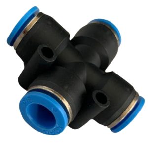 CRUZ PLASTICA 3/8 ACOPLE RAPIDO