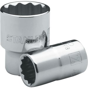 CUBO CROMADO STANLEY 3/4 X 30 MILIMETROS HEXAGONAL