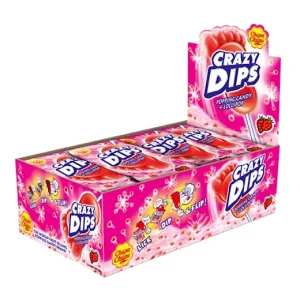 Chupa Chups Crazy Dips Strawberry (24 x 14 Gr.)
