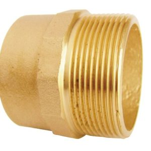 BRONCE COLORADO – TUBO MACHO ENCHUFE – SF 19 MM – COHUI