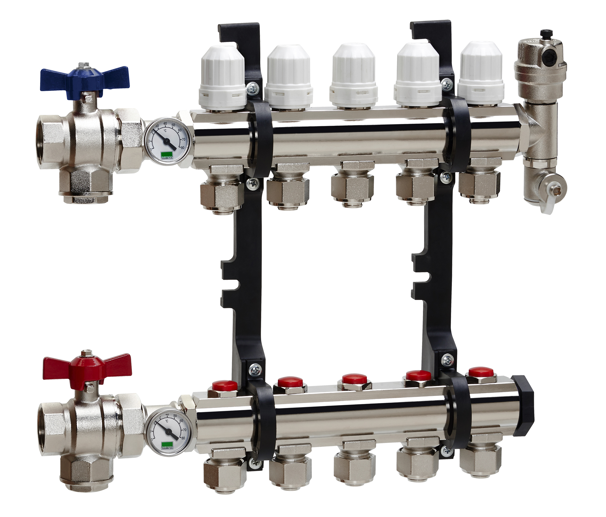 HIDROFLEX – COLECTOR STD CROMO X 3 SALIDAS X 20 MM – SALADILLO (1223)