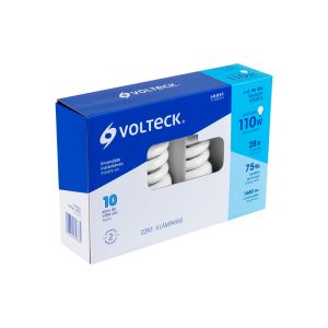 PACK BOMBILLO FLUORESCENTE VOLTECK-TRUPER #46851/F-28EX4 ESPIRAL T4 LUZ DÍA 28W CAJA(4 PZS)