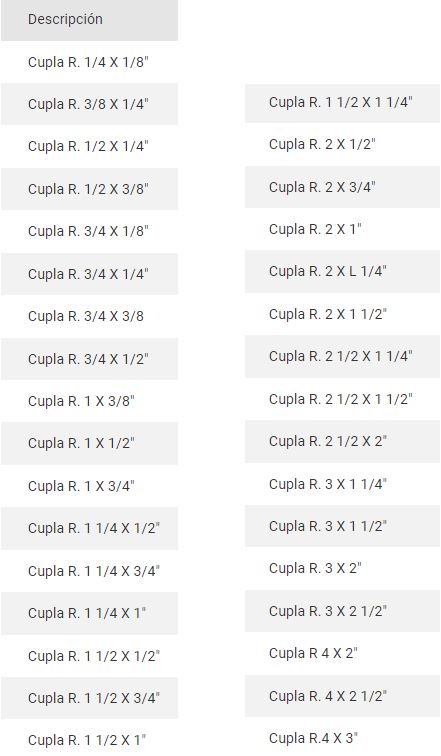 CUPLA RED GALV 1 X 3/4 - Imagen 2
