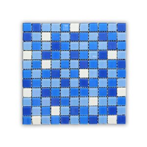 MOSAICO DE CRISTAL MARIE-DOM #F215-3 PLIEGO 25X25X4MM