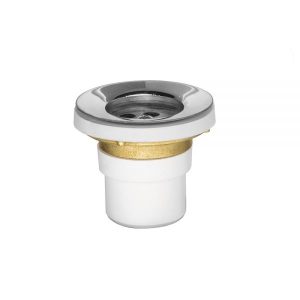 RAO – SOPAPA RECTA P/BAÑERA – C/ADAPT PVC CROMO (5004.374)