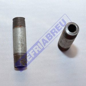 NIPLE GALVANIZADO 3/8 M/NPT X 2 1/2»