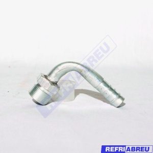 FITTING ALUMINIO CURVO 24 MM. MACHO