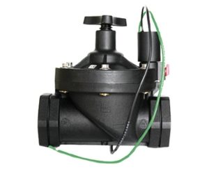 Electroválvula de 1″ Corriente Directa con Controlador de Flujo