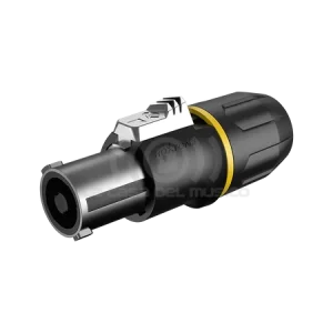 Roxtone RS4FP-HD-YL Conector hembra para altavoz de 4 polos Heavy Duty