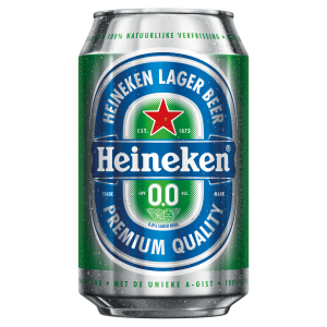 Heineken Bier 0% (24 x 0,33 Liter blik)