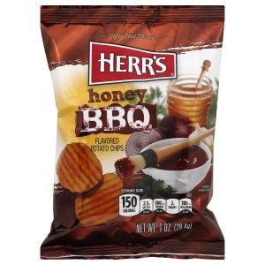 Herr’s Honey BBQ Flavored Potato Chips (42 x 28,4 g. USA)