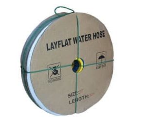 Rollo de Manguera Plana o Lona de 2 pulgadas Mediana Presión (2 Bar) de 100 Metros de Largo