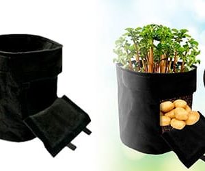 Maceta Geotextil para Papa con Ventana de 21 Litros
