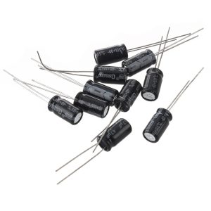10 CONDENSADOR ELECTROLITICO 2,2uF 50v